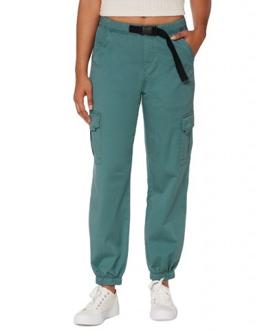 Juniors' Vaughn Cargo Jogger Pants Yellow $22.20 Pants