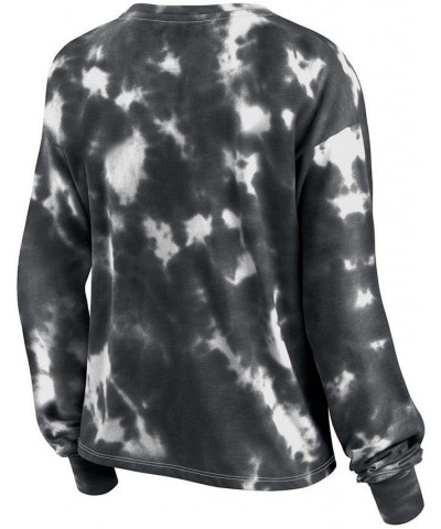 Women's White Black San Francisco Giants Tie-Dye V-Neck Pullover Sweatshirt White, Black $28.59 Sweatshirts