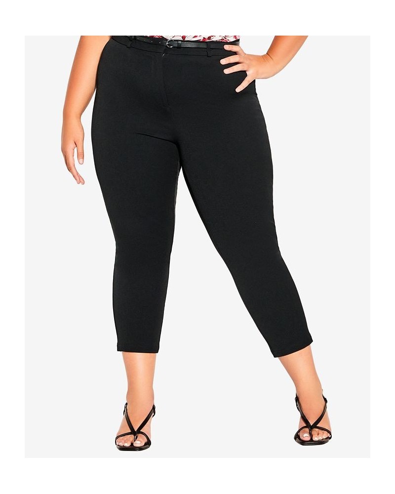 Trendy Plus Size in Stride Pants Black $49.50 Pants