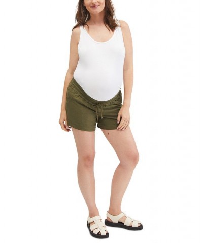 Under Belly Maternity Shorts Green $24.08 Shorts