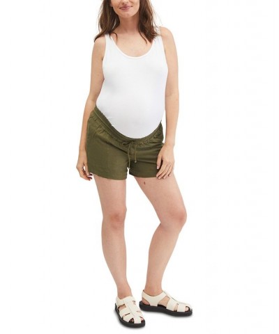 Under Belly Maternity Shorts Green $24.08 Shorts