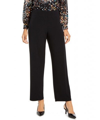 Petite Knit Wide-Leg Pant Deep Black $21.86 Pants