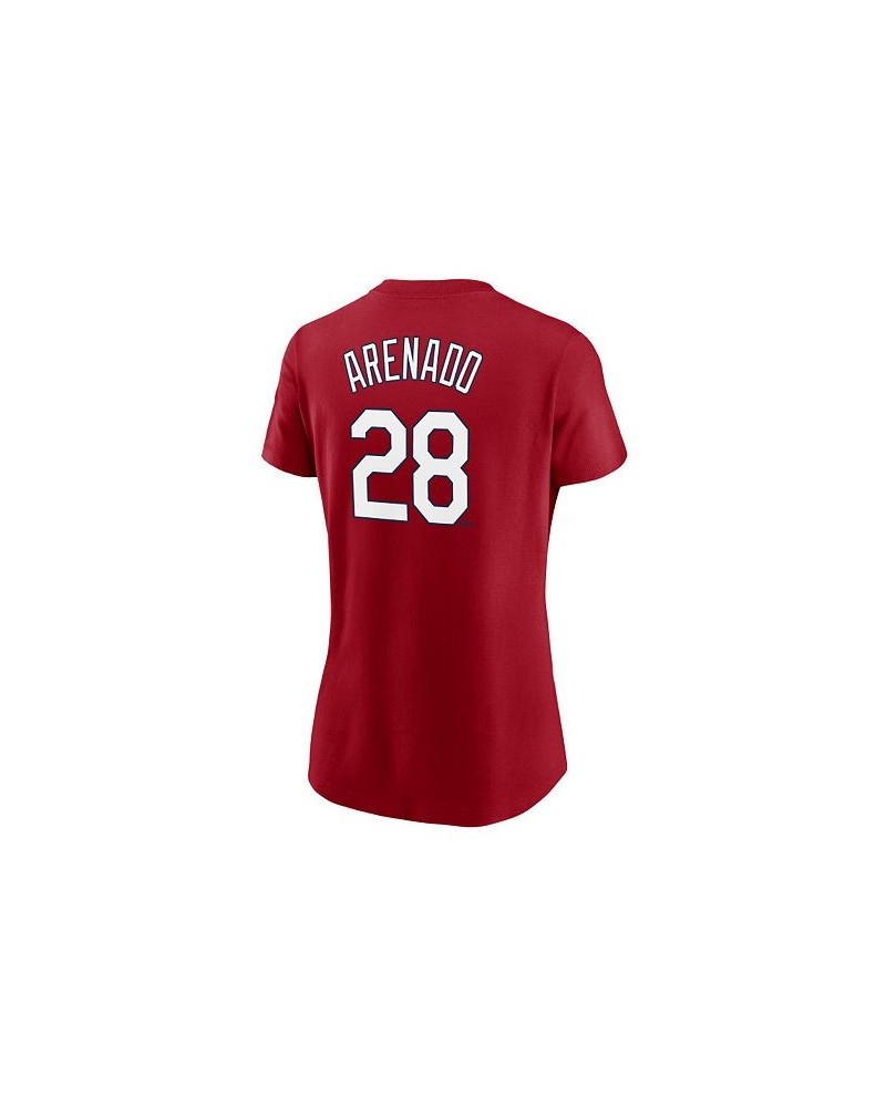 Women's St. Louis Cardinals Name and Number Player T-Shirt - Nolan Arenado Red $23.00 Tops