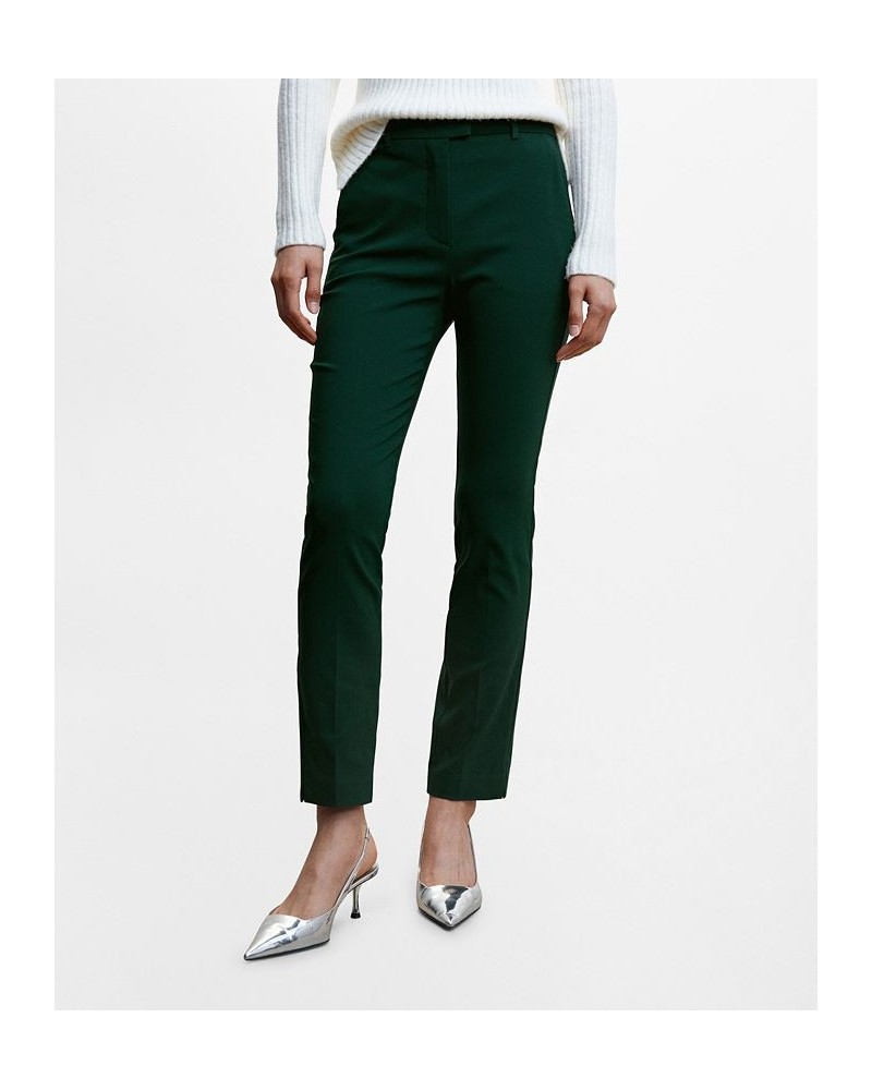 Women's Crop Skinny Pants Green $29.49 Pants