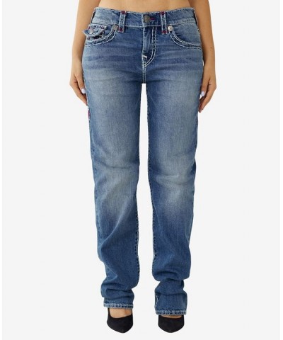 Women's Ricki Relaxed Straight Jeans Woodley Medium $75.17 Jeans