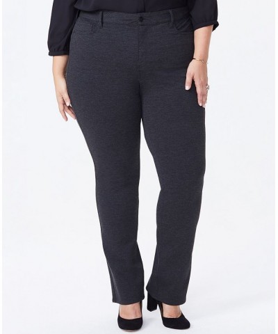 Plus Size Marilyn Straight Pants Black $42.80 Pants