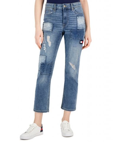 Women's Patchwork Tribeca Ankle Jeans Ws 562- Payton Wash $30.69 Jeans