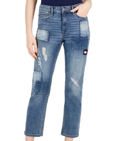 Women's Patchwork Tribeca Ankle Jeans Ws 562- Payton Wash $30.69 Jeans