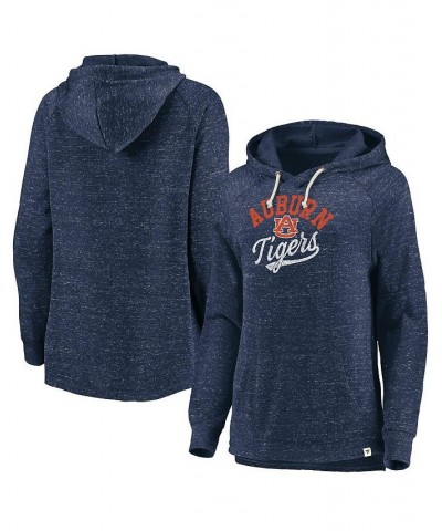 Women's Branded Navy Auburn Tigers Crossneck Faded Script Raglan Pullover Hoodie Navy $26.00 Sweatshirts