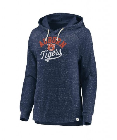 Women's Branded Navy Auburn Tigers Crossneck Faded Script Raglan Pullover Hoodie Navy $26.00 Sweatshirts