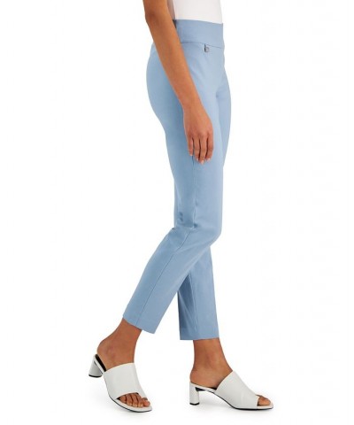 Women's Tummy-Control Pull-On Skinny Pants Regular Short and Long Lengths Silver Peony $16.80 Pants