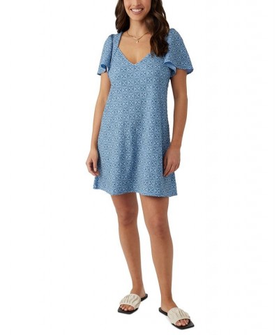 Juniors' Bernice Dress Caribbean Blue $26.65 Dresses