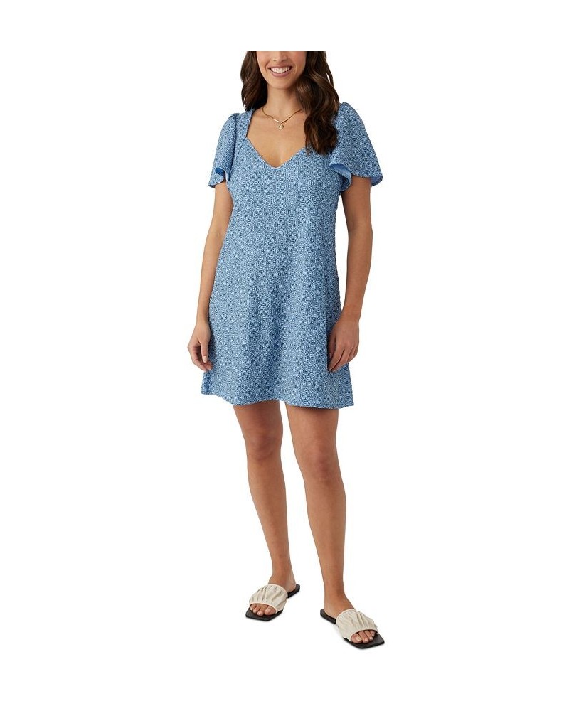 Juniors' Bernice Dress Caribbean Blue $26.65 Dresses