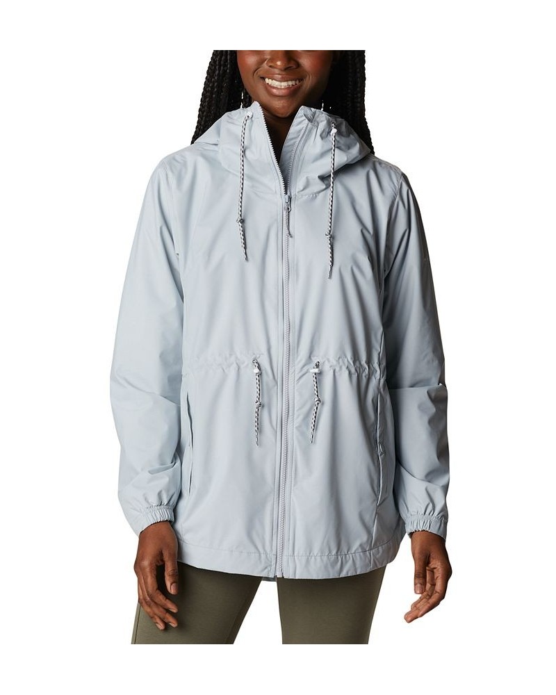 Women's Lillian Ridge Shell Waterproof Rain Jacket Gray $49.49 Jackets