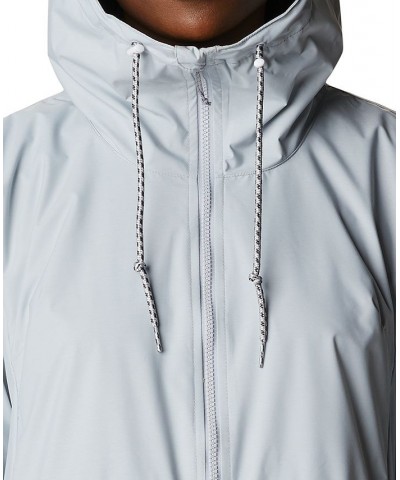 Women's Lillian Ridge Shell Waterproof Rain Jacket Gray $49.49 Jackets