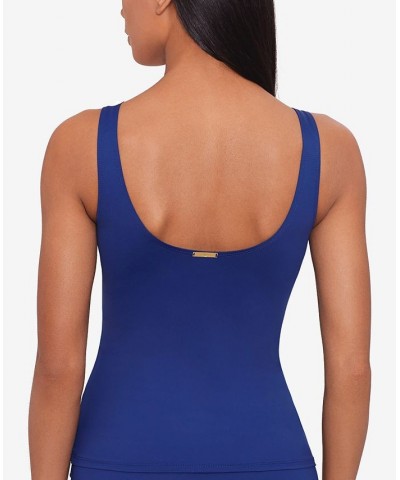 Beach Club Ruffle Tankini Top & Beach Club Hipster Bikini Bottoms Sapphire $49.45 Swimsuits