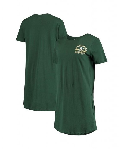 Women's by New Era Green Oakland Athletics Tee Dress Green $32.44 Dresses