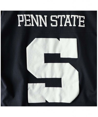 Women's Navy Penn State Nittany Lions Big Shirt Oversized Long Sleeve T-shirt Navy $23.10 Tops