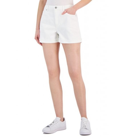 Women's High-Rise Cuffed Denim Shorts Polar Wash $18.80 Shorts