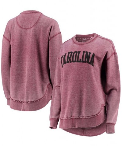 Women's Garnet South Carolina Gamecocks Vintage-Like Wash Pullover Sweatshirt Garnet $35.20 Sweatshirts