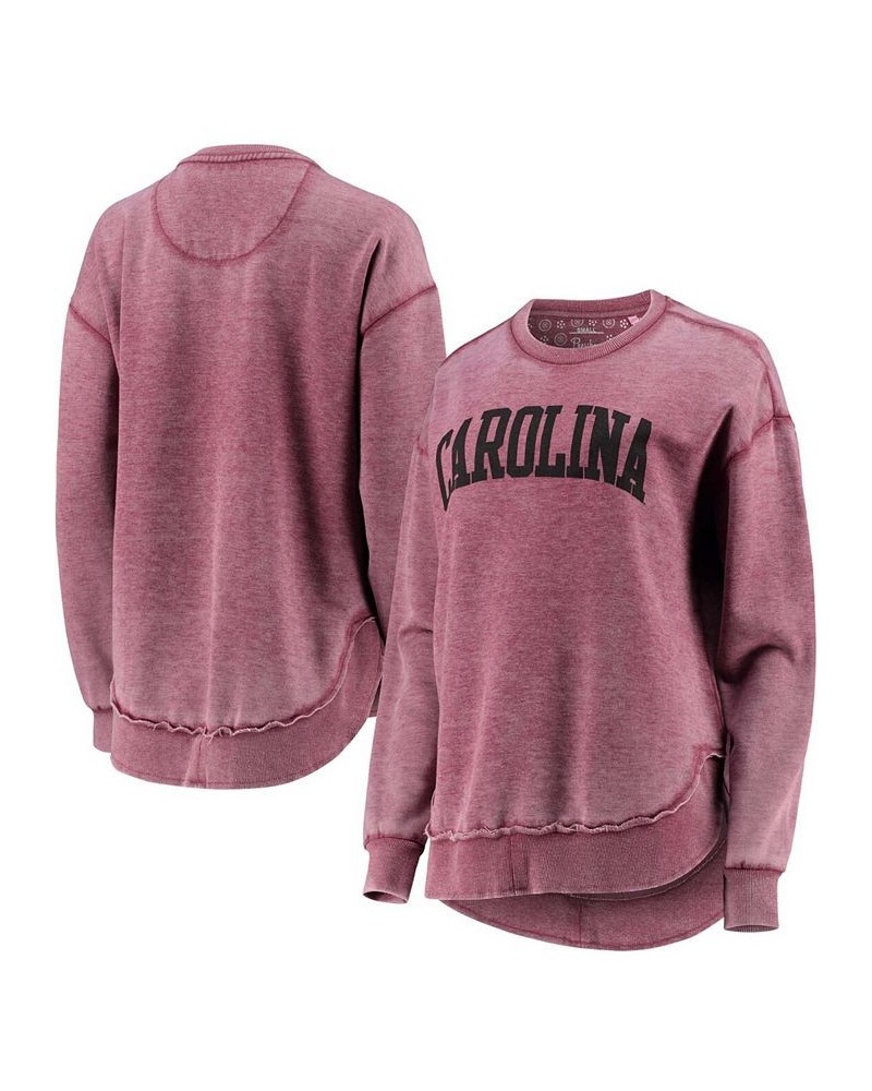 Women's Garnet South Carolina Gamecocks Vintage-Like Wash Pullover Sweatshirt Garnet $35.20 Sweatshirts