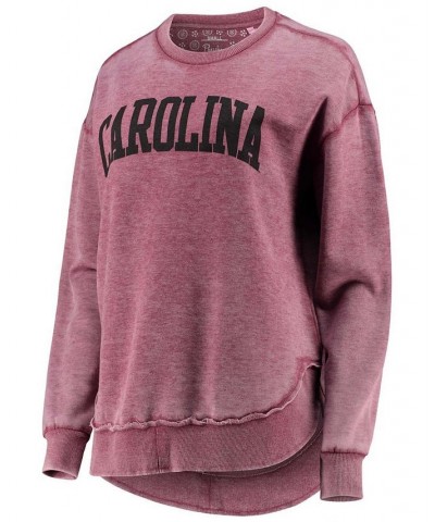 Women's Garnet South Carolina Gamecocks Vintage-Like Wash Pullover Sweatshirt Garnet $35.20 Sweatshirts