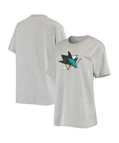 Women's Gray San Jose Sharks Santo T-shirt Gray $18.40 Tops