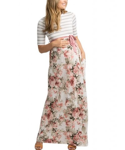 Women's Forence Floral Maxi Maternity Dress Open Miscellaneous $31.92 Sleepwear