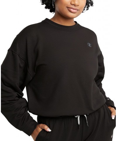 Women's Soft Touch Fleece Sweatshirt Black $31.20 Sweatshirts