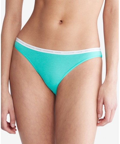 CK One Cotton Singles Bikini Underwear QD3785 Aqua Green $10.04 Panty