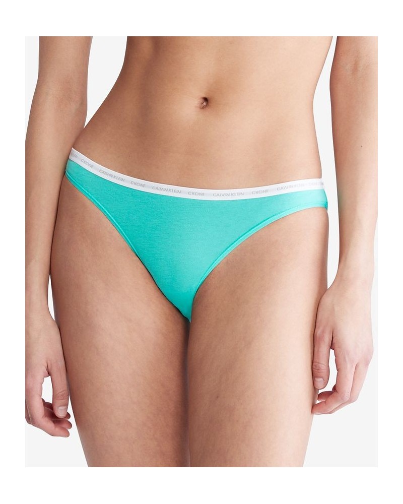 CK One Cotton Singles Bikini Underwear QD3785 Aqua Green $10.04 Panty