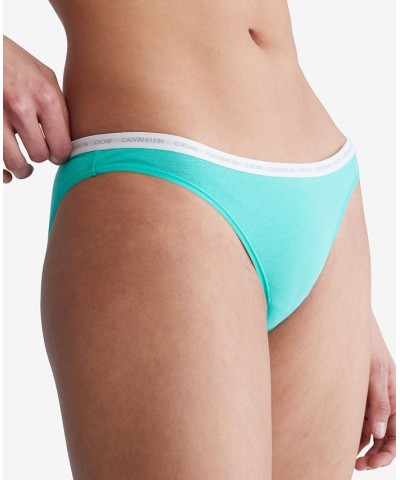 CK One Cotton Singles Bikini Underwear QD3785 Aqua Green $10.04 Panty