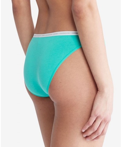 CK One Cotton Singles Bikini Underwear QD3785 Aqua Green $10.04 Panty