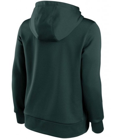 Women's Green Oakland Athletics Authentic Collection Performance Pullover Hoodie Green $42.50 Sweatshirts