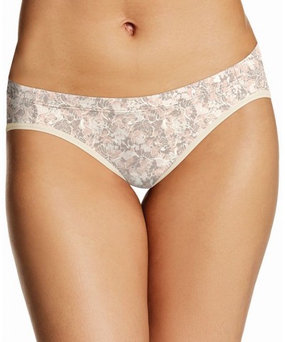 Women's Barely There Invisible Look Bikini DMBTBK Batick Blossom With Blush $9.08 Panty