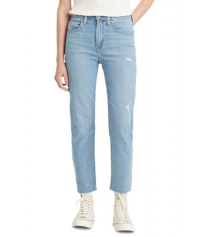 Women's 724 Straight-Leg Cropped Jeans Firefly Brite $29.40 Jeans