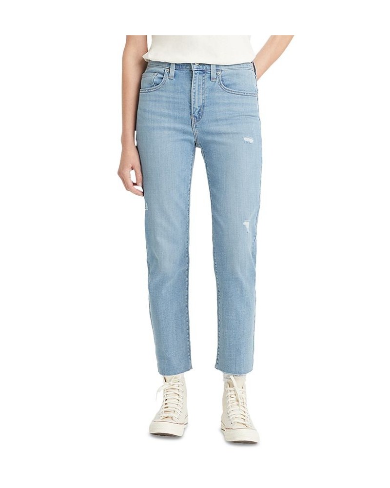 Women's 724 Straight-Leg Cropped Jeans Firefly Brite $29.40 Jeans