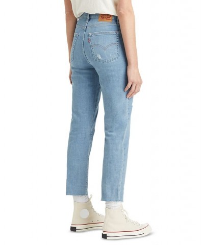 Women's 724 Straight-Leg Cropped Jeans Firefly Brite $29.40 Jeans