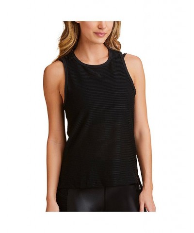 Women's Mirage Tank Black Mesh $42.12 Tops