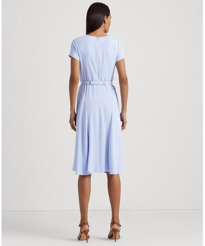 Belted Georgette Dress Pebble Blue $77.00 Dresses