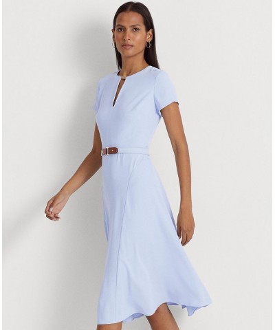 Belted Georgette Dress Pebble Blue $77.00 Dresses