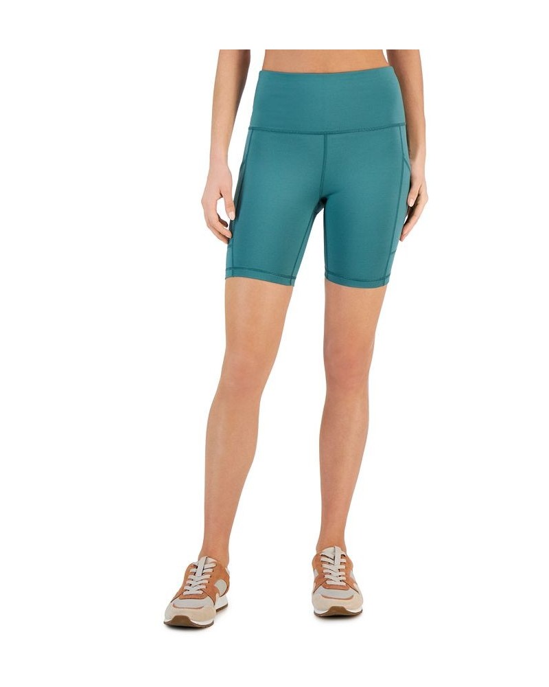 Petite Compression 7" Bike Shorts Green $13.08 Shorts