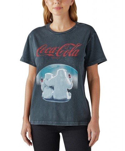 Women's Cotton Polar Bear Coca-Cola Tee Anthracite $19.20 Tops