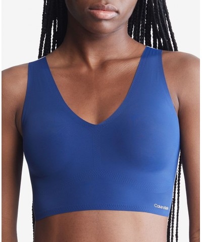 Invisibles Comfort V-Neck Comfort Bralette QF4708 Blue Depths $20.18 Bras