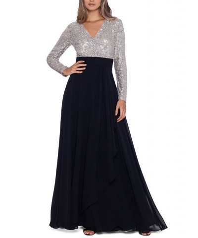 Sequined Chiffon Gown Multi $61.09 Dresses