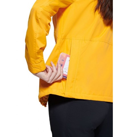 Women's Kineo Rain Tech Jacket Yellow $43.61 Jackets