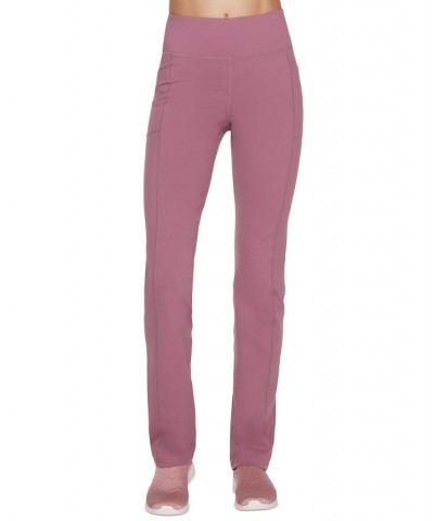 Women's High Waisted Gowalk Joy Pants Dark Mauve $27.58 Pants