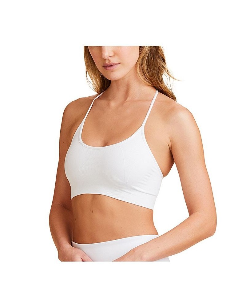 Adult Women Barre Bra White $23.22 Bras