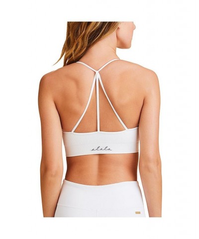 Adult Women Barre Bra White $23.22 Bras