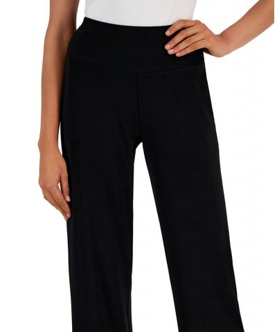 Women's Tummy-Control Pull-On Pants Deep Black $16.70 Pants